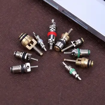

100pcs R134A Car Automotive Air Conditioning A/C Core Valves Assortment Auto Car Air Conditioning Assortment Remover Kit