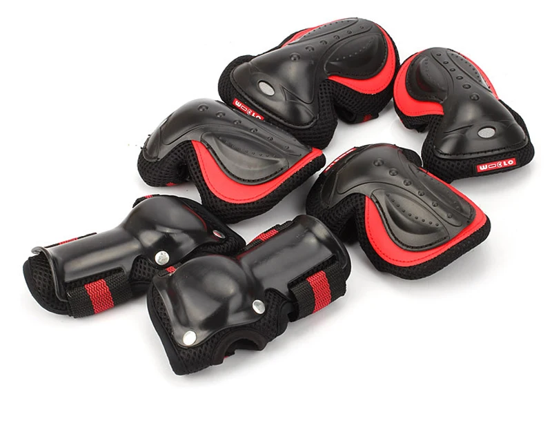 NEW 6pcs/set Inline Skating Protective Gear Sets Elbow pads Bicycle Skateboard Ice Skating Roller Knee Protector For Adult Kids