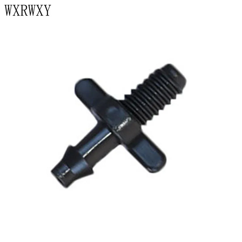 

Threaded connector 4/7 mm 1/4"irrigation connector barbed joint drip irrigation 4/7 hose plastic hose barb fittings