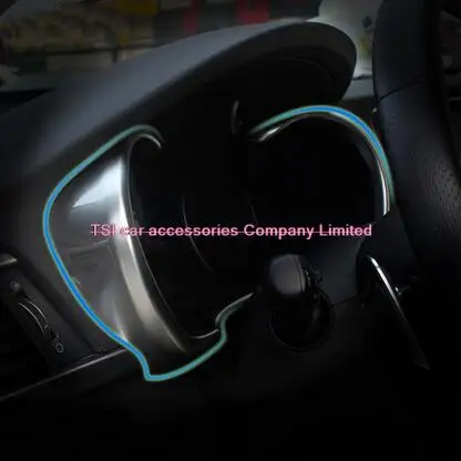 car styling Decoration Car Instrument Panel Dash Bezel Cover Trim ABS Styling Sticker For Kia Optima