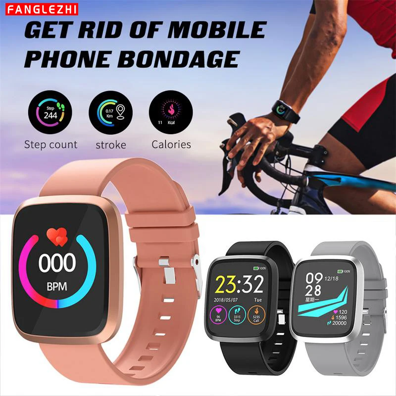

ST8 Bluetooth Smart Wristband Bracelet Watch Heart Rate Monitor Waterproof Blood Pressure Monitoring Sports Wristband For Androi