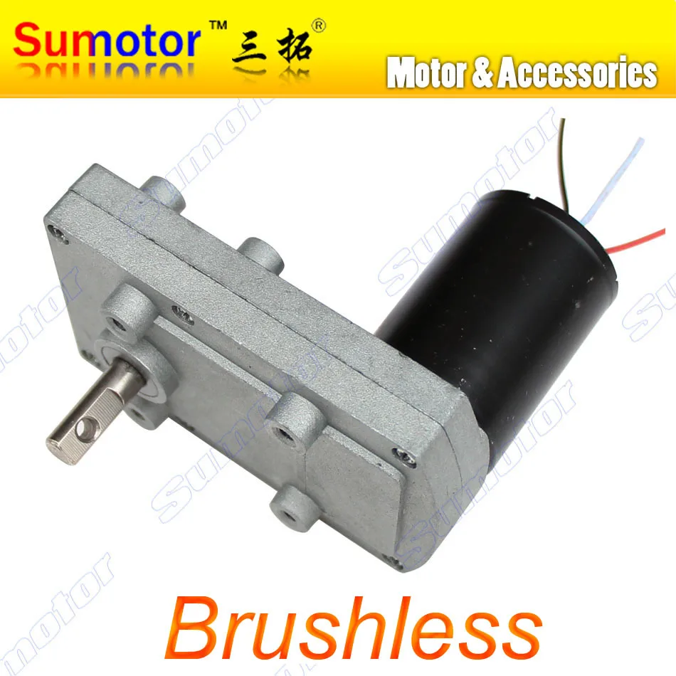 

100FB DC 12V 24V Low speed High torque Plate Gear Box Metal Gear Reducer Brushless Motor reversible Electric curtain PTZ Camera