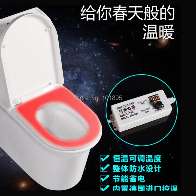 4 Model and Size of PP Material Slow Close Heating Toilet Seats