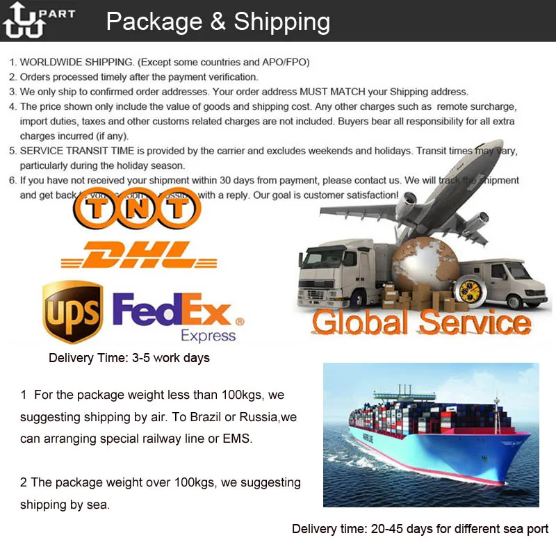 shipping and package