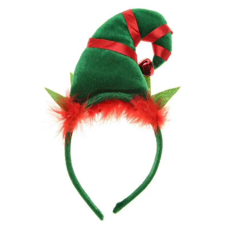 Рождество Для женщин и девочек Милая повязка Hairband фестиваль Новогодние повязки обруч для волос Аксессуары Рождественский праздничный подарок декор