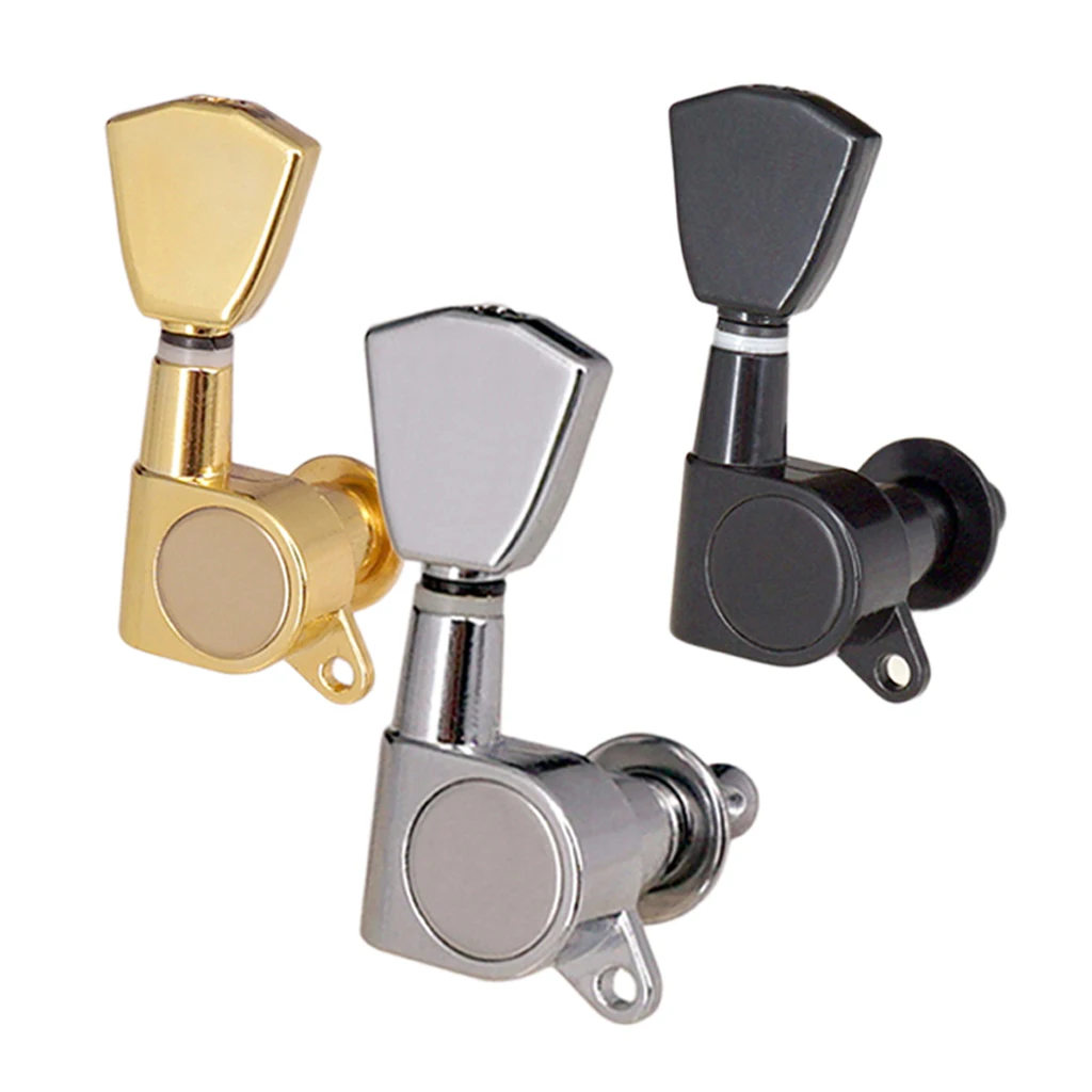 

Acoustic Electric Guitar Tuning Pegs Machine Head Tuners with Screw Guitar Replacement Parts Stringed Instruments
