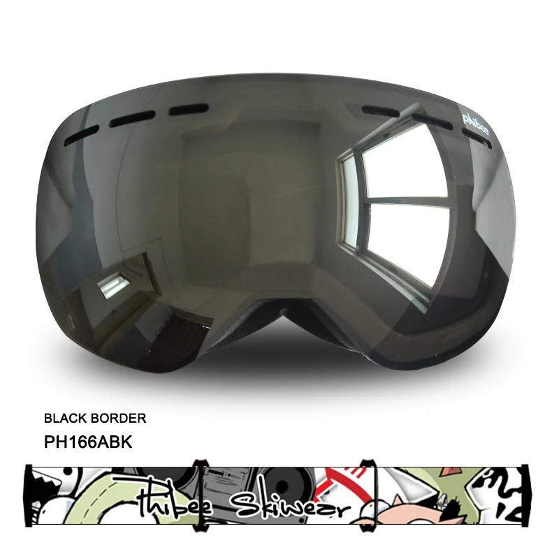 Koop Detector Skibril Mannen Vrouwen Snowboard Bril Grote Ski Masker Sneeuw Bril Skiën Dubbele UV400 Anti Fog