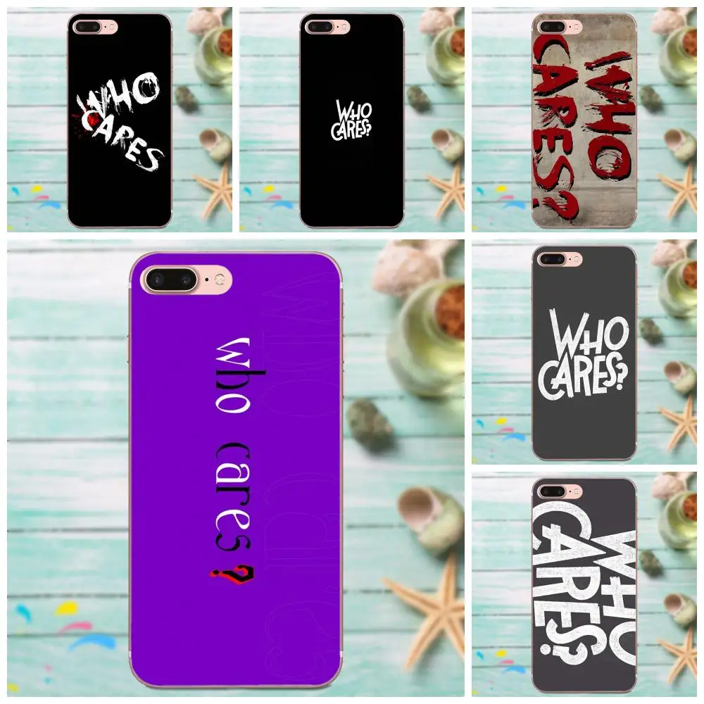 

TPU Design For LG Nexus 5 5X G2 G3 mini spirit G4 G5 G6 K4 K7 K8 K10 2017 V10 V20 V30 Stylus Who Cares Text
