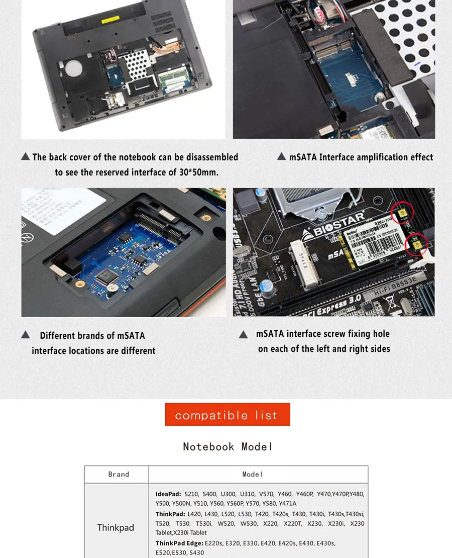 Kingspec mSATA Мини ПК Внутренний SSD 32 Гб SATA3 MLC флэш-накопитель hd твердотельный диск для ПК планшет/ноутбук