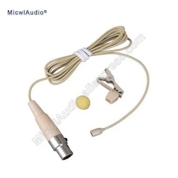 

Lavalier Conference Stage Condenser Microphone Headworn 3Pin for G900 D400 Bodypack Beige Black MicwlAudio 900-003