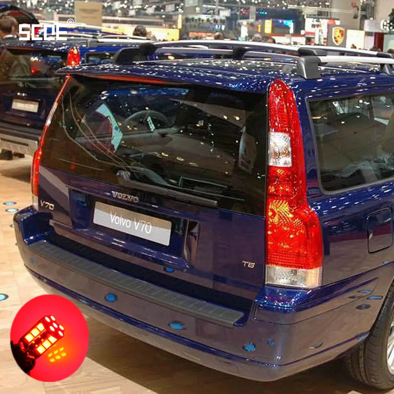

For Volvo V70 2 XC70 2 XC70 CrossCountry SCOE 2015 2X 30SMD LED Brake /Stop /Parking Rear /Tail Bulb /Light Source Car Styling