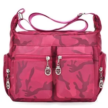 Моющаяся оксфордская женская сумка с несколькими карманами через плечо, Холщовая Сумка для мам, сумка для путешествий, сумка-тоут