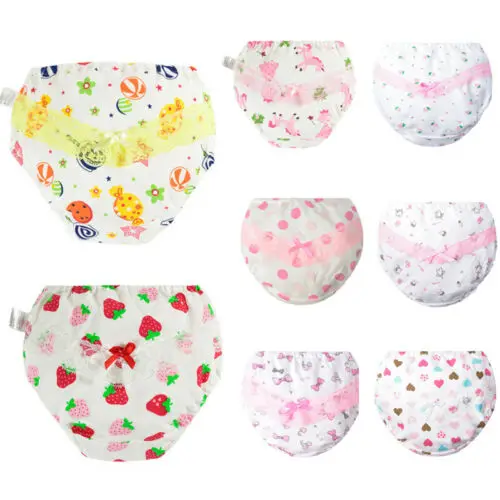 2019 Pudcoco Toddler Children Baby Girls Frilly Cotton Underwear Knickers Pants Wedding Christening Birthday Wholesale
