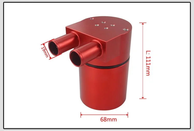 УНИВЕРСАЛЬНЫЙ маслоуловитель из алюминиевого сплава для BMW N54 335 черный и серебристый и красный и синий