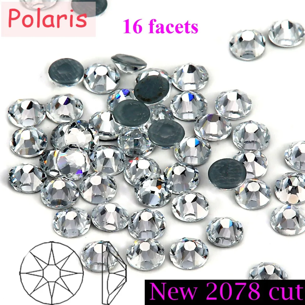 2078 cut hotfix rhinestones crystal clear (1)