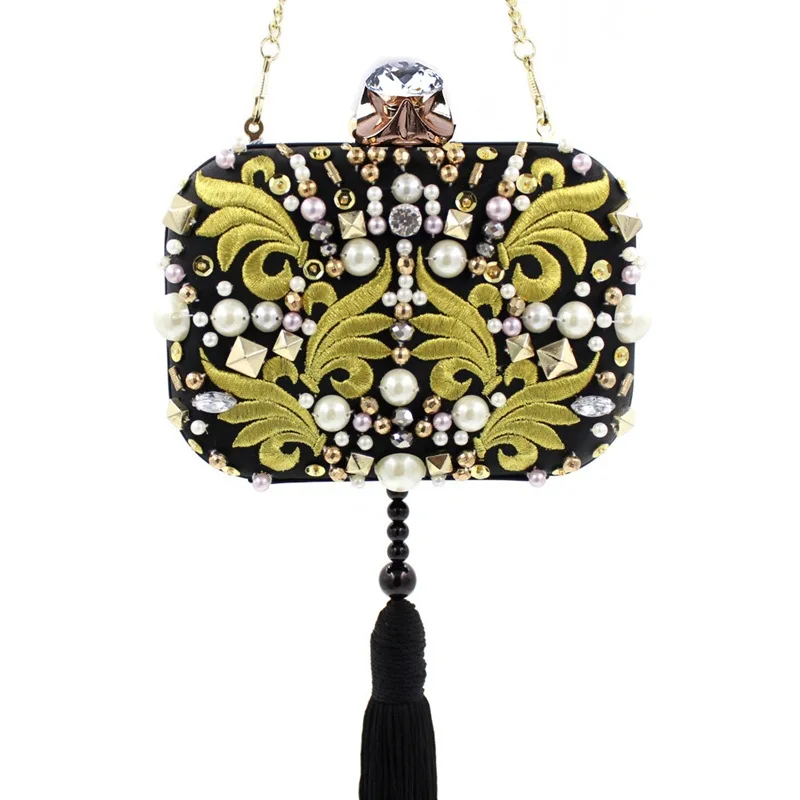 Buy Ladies Evening Dress Clutch Bag Lady Tassel Clutch
