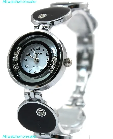 FW753B Round PNP Shiny Silver Watchcase White Dial Ladies Women Bracelet Watch