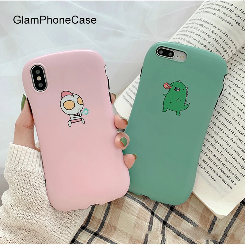 GlamPhoneCase Супермен маленький телефон в стиле монстра чехол для iPhone X XS Max XR Мягкий