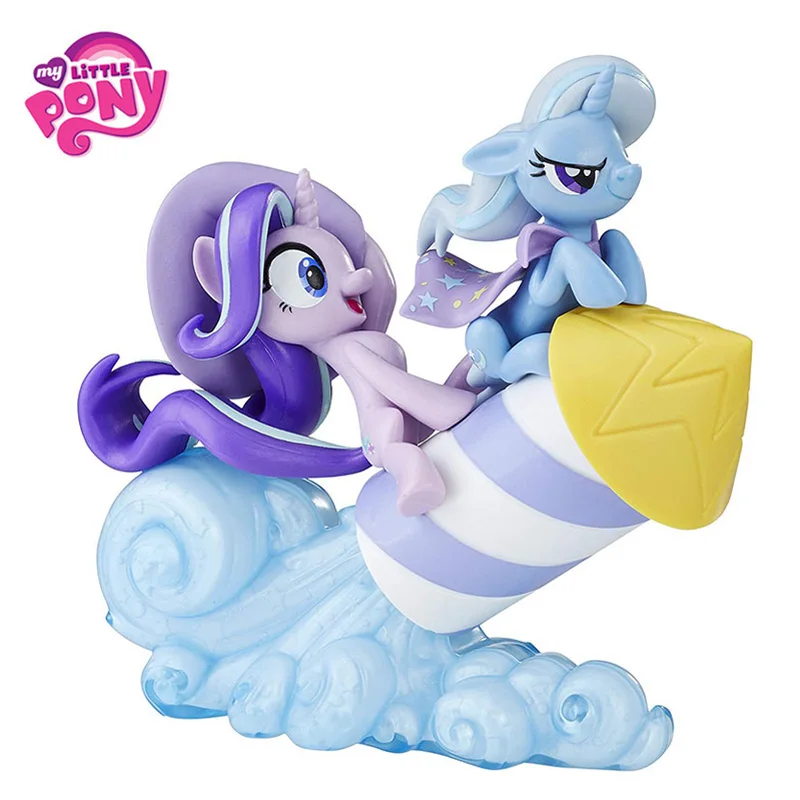 

Original Hasbro My Little Pony Trixie Lunamoon&Starlight Glimmer Limited Movie Model Action Figure Collection For Christmas Gift