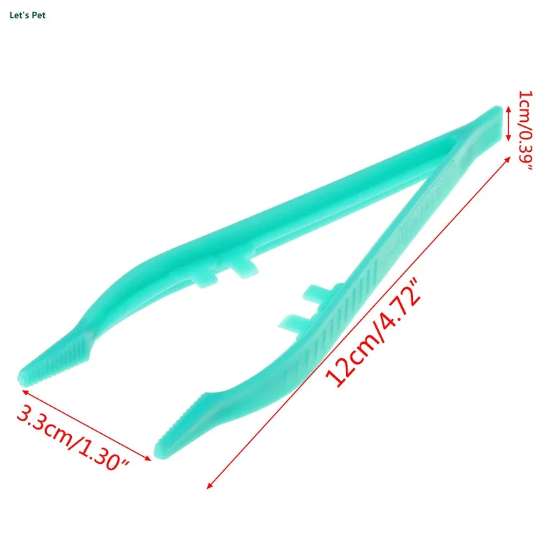 Let's Pet рептилий Кормление зажим для пинцета плоскогубцы пластик Фидер клип нескользящий террариум
