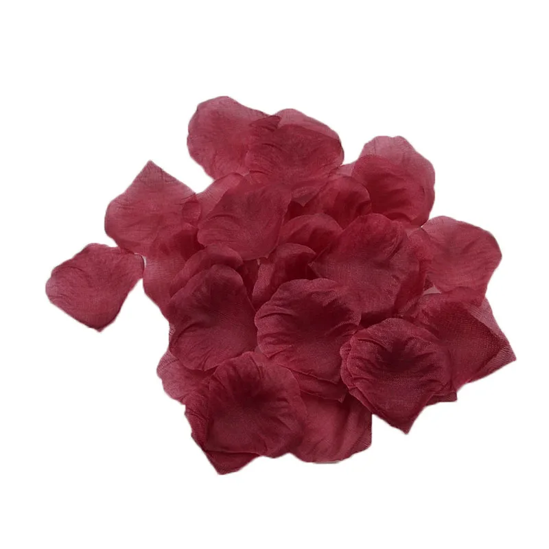 500 шт. лепестки роз для девочек, искусственные лепестки из искусственного шелка для свадебных конфетти, вечерние украшения для мероприятий
