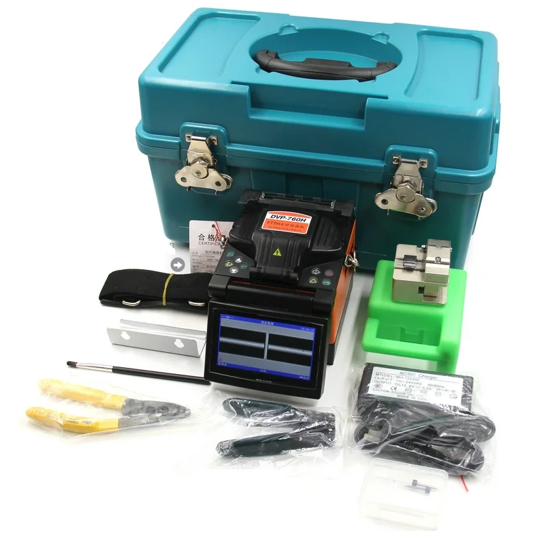 

DHL Free Shipping Multi-language DVP 760 Optical Fiber Fusion Splicer DVP760 Fiber Optic Welder FTTH Splicing Machine DVP-760