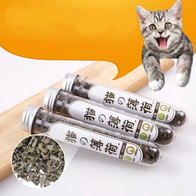 45ML Cat Mint Organic Premium Catnip Cat Mint Menthol Flavor Natural