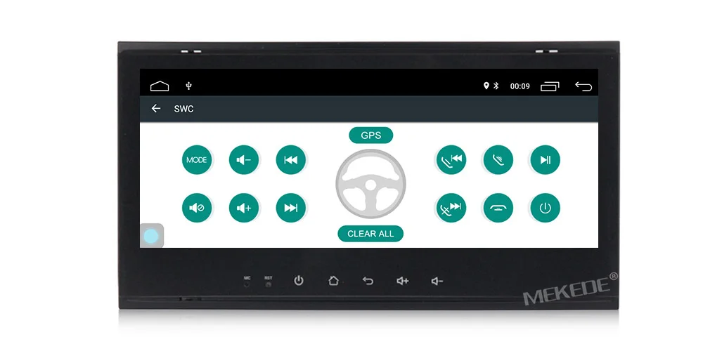 Mekede автомобильный мультимедийный плеер 8," HD Android 9,1 gps Авторадио для VW/Volkswagen/Touareg Canbus Wifi FM радио USB DVR 2 ГБ+ 32 ГБ