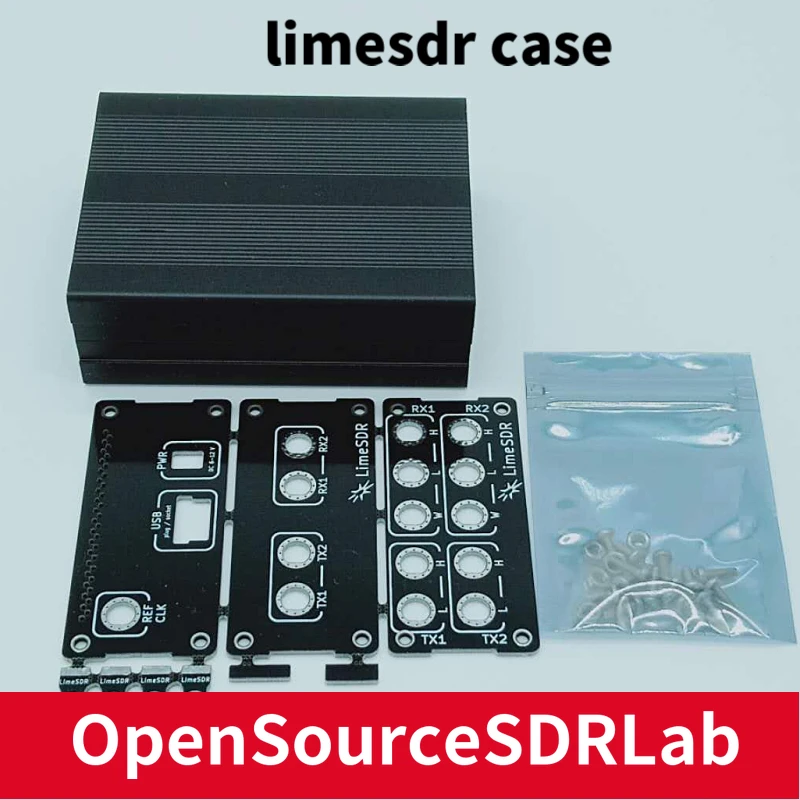 

Aluminum Enclosure Black Cover case for LimeSDR Type-A or Type-B