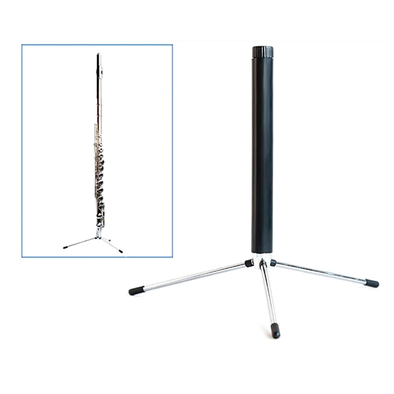 

Foldable Stand for Flute Clarinet Tripod Portable holder for Wind Instrument