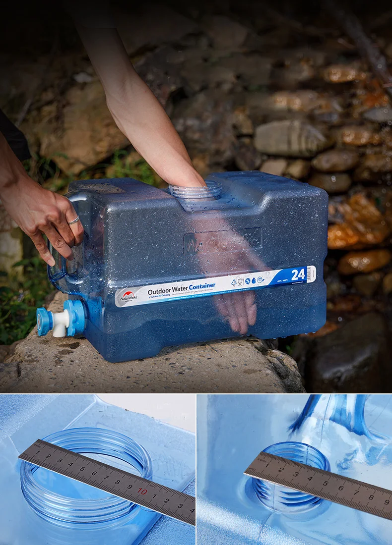 Naturehike BPA бесплатно водонагреватель контейнер для воды диспенсер для напитков портативный гидратации ведро для пикника Кемпинг 12л 19л 24л
