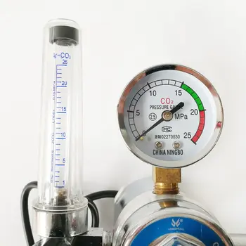 

CO2 220V set decompression table carbon dioxide check meter bubble pressure double table table