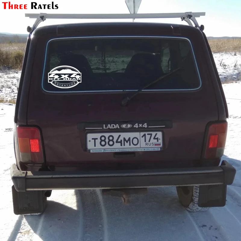 Three Ratels TZ-1334#15*21.9см прикольные наклейки на авто 4x4 off road лада нива уаз хантер патриот наклейка на машину автонаклейка стикеры