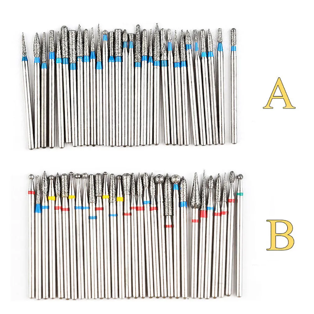 

30PC Tungsten Carbide Nail Drill Bits Electric Manicure Drill Machine Accessories Dead Skin Cutter Nail File Nail Art Tool #p35