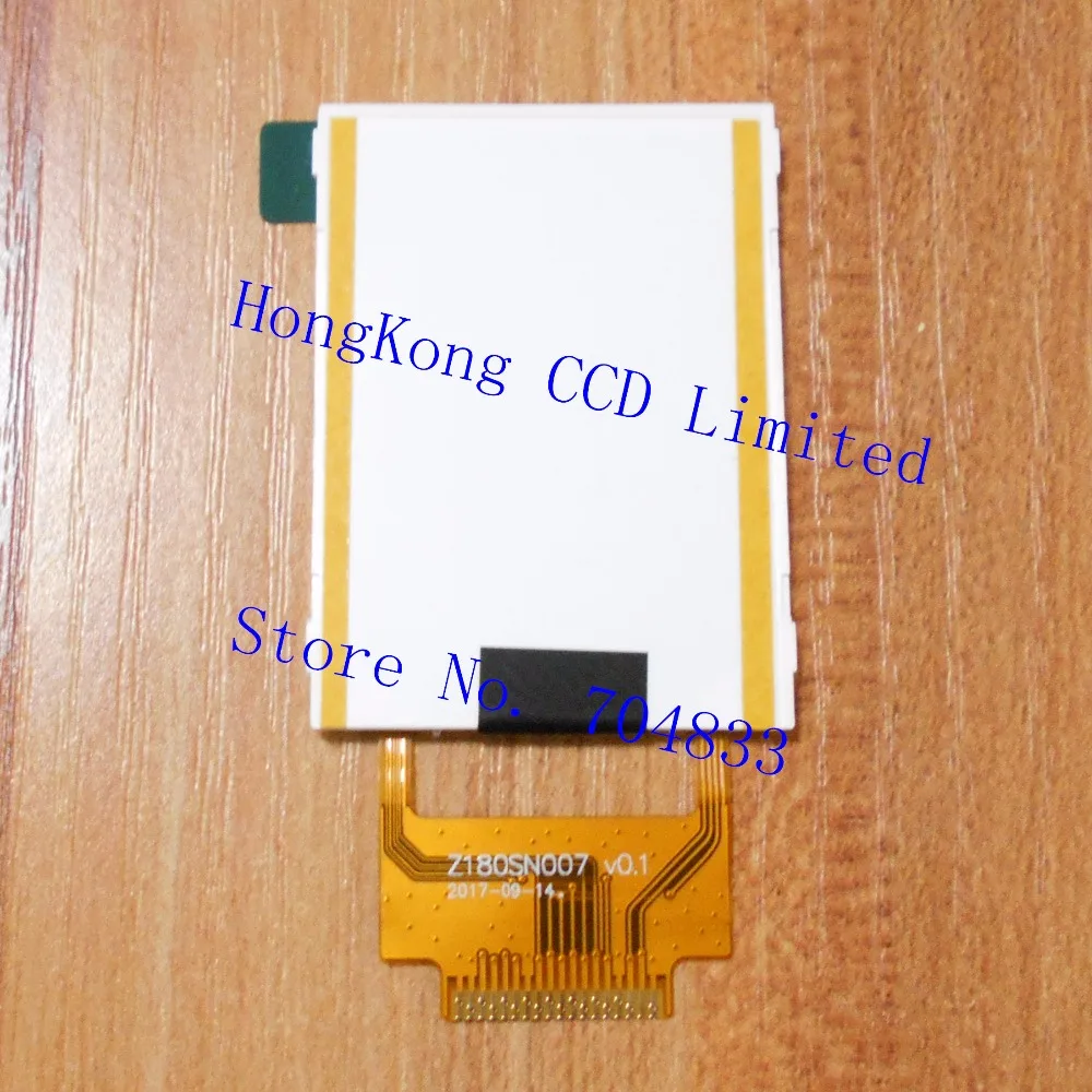 1,8 дюймов TFT последовательный порт SPI lcd цветной экран 18PIN 128*160 ST7735S контактный интервал 0,8 мм Z180SN007 для GM328A транзисторный тестер
