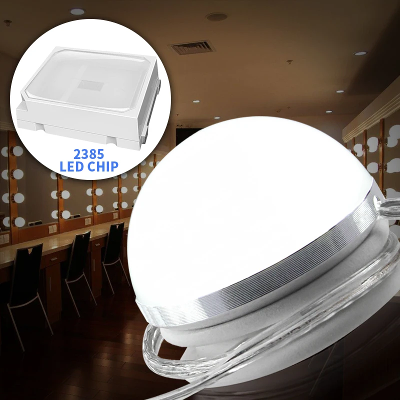 

LED Mirror wall lamp Makeup Mirror Vanity led Light Bulbs Healthy Beautiful Kit for Dressing Table 10 Bulb AC85-265V Dimmable