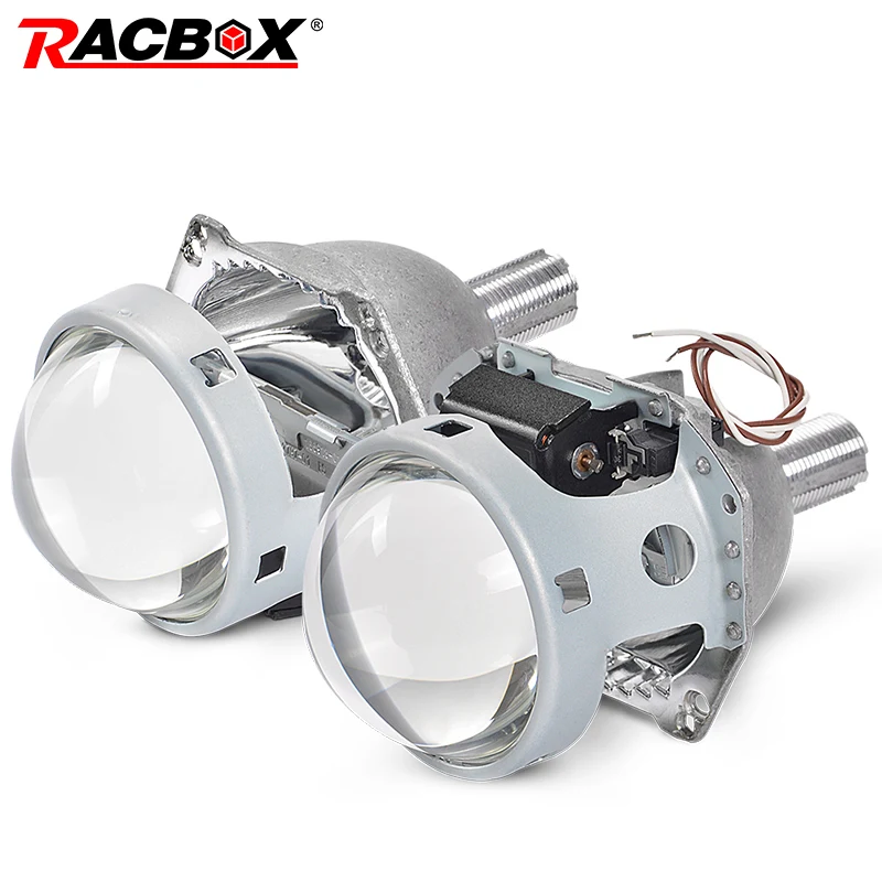 RACBOX 2 шт. 3 0 дюймов Автомобильная фара HID Bi xenon для Hella 5 объектив проектора замена