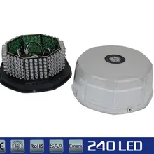 240 светодиодный янтарный магнитный Маяк аварийный маячок со строб эффектом желтой крышей круглый