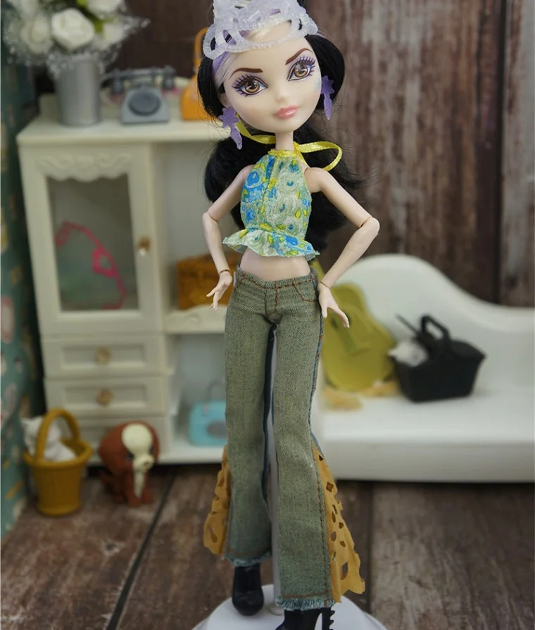 Различные стили, оригинальная Одежда для куклы monster high, комплект с платьем, Школьные Аксессуары волшебника - Цвет: see chart8