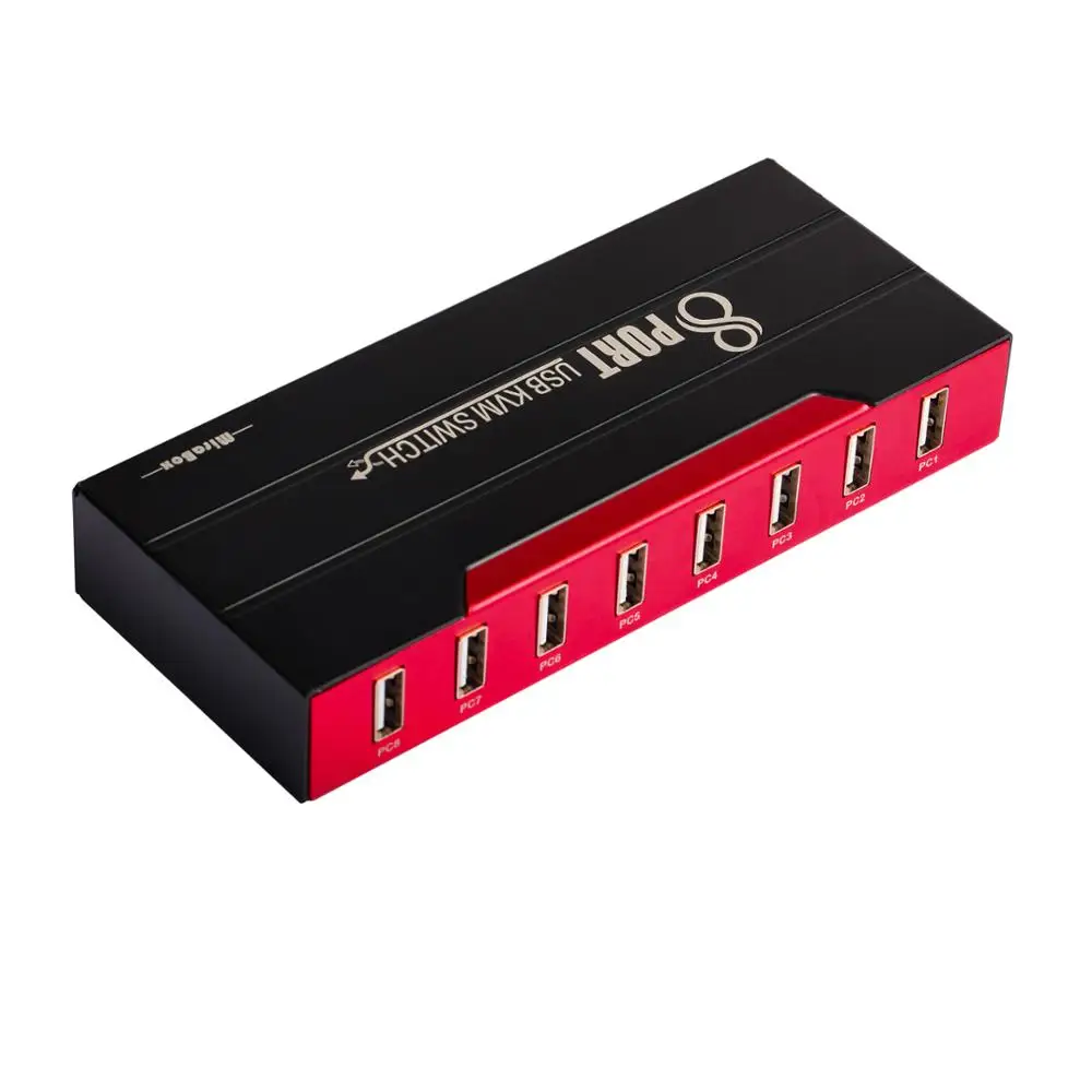 Usb коммутатор с 8 портами KVM портовый синхронный контроллер комплектами кабелей 1