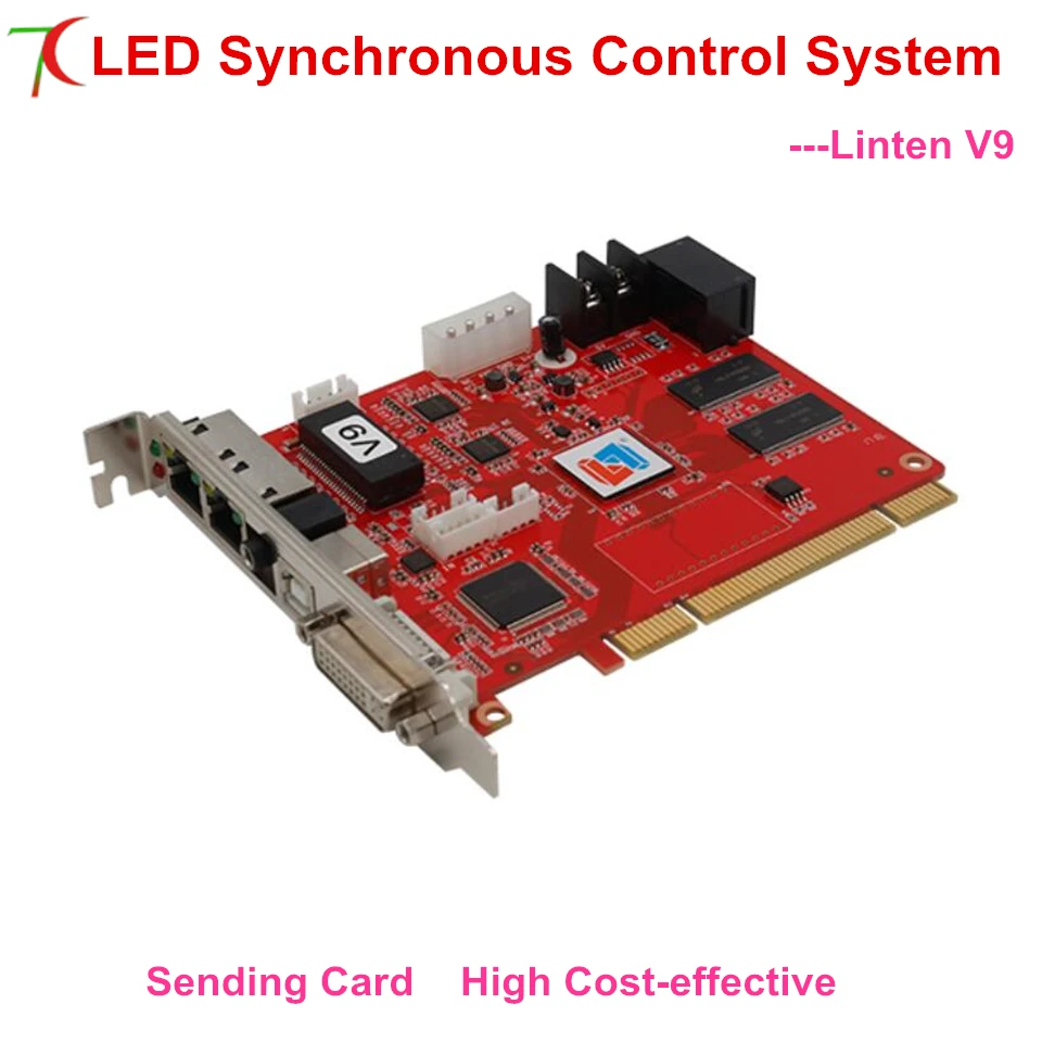 

LINTEN V9 sending card,full color control system suit for all series led screen