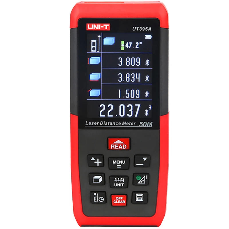 UNI-T UT395A/UT395B/UT395C цветной лазерный дальномер; 50 м/70 м/100 м Инфракрасный измерительный прибор/электронная линейка USB разъем