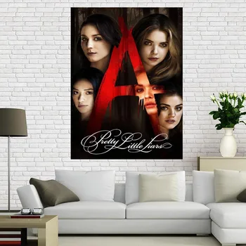 

Custom canvas poster Pretty Little Liars Art painting Big Size poster cloth fabric wall poster print Silk Fabric Print