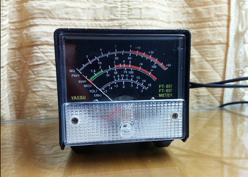 

External S meter/SWR/Power meter for Yaesu FT-857/FT-897 Black free
