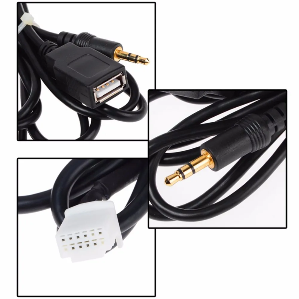 18+ Auto Car Usb AuxIn Adapter Mp3 Player Radio Gif car accessories