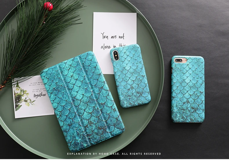 Mermaid Scale Magnet PU Case Flip Cover For Ipad Pro 9.7