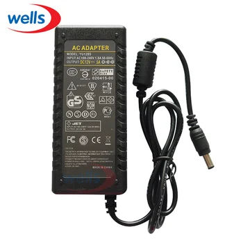 

AC DC 12V 5A Power Supply Converter 12v to 220v 100-240V LED Driver Transformer For 5050 3528 Led Strip Light Charger Adapter