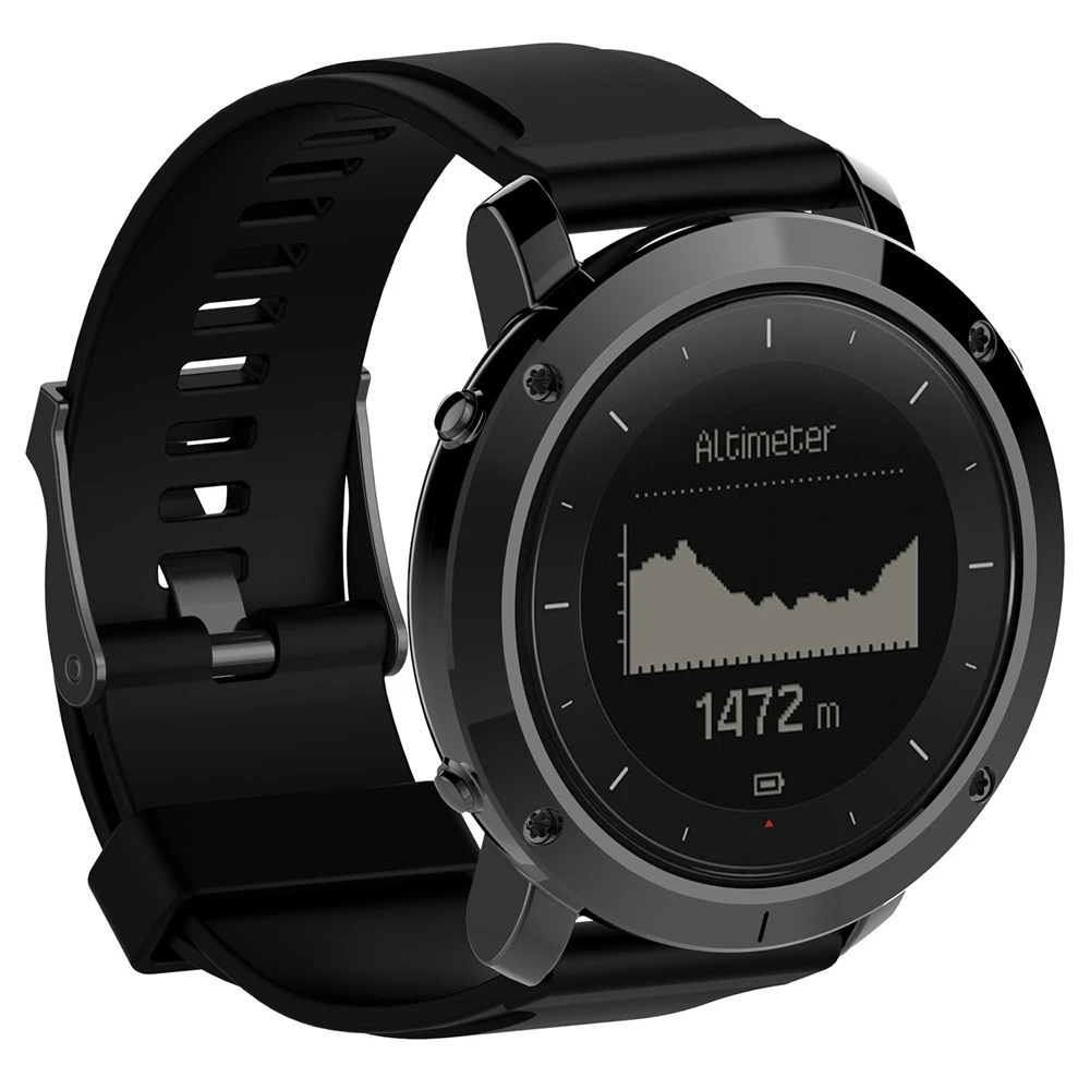 Silicone Replacement Watchband Strap for Suunto Traverse / Alpha GPS Outdoor Watch Band | Электроника