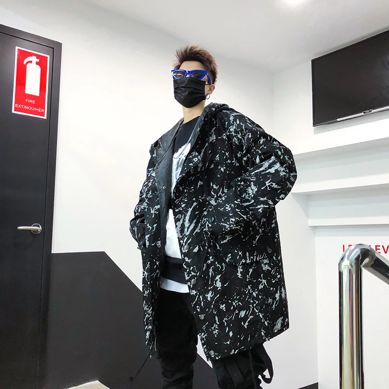 vent Doodle xxl Homme Us S L'europe Black Coupe Drop Taille Trench Veste Shipping Manteau oEdxWQBCre