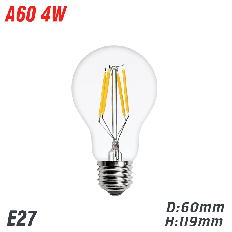 Винтажный подвесной светильник из пеньковой веревки E27 Цоколь 1 м 2 м 3 м современный подвесной светильник в стиле лофт креативный подвесной светильник AC85-265V с двойной одинарной головкой - Цвет корпуса: E27-A60-4W-W